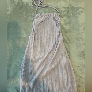 Quiet Storm Halter Dress
